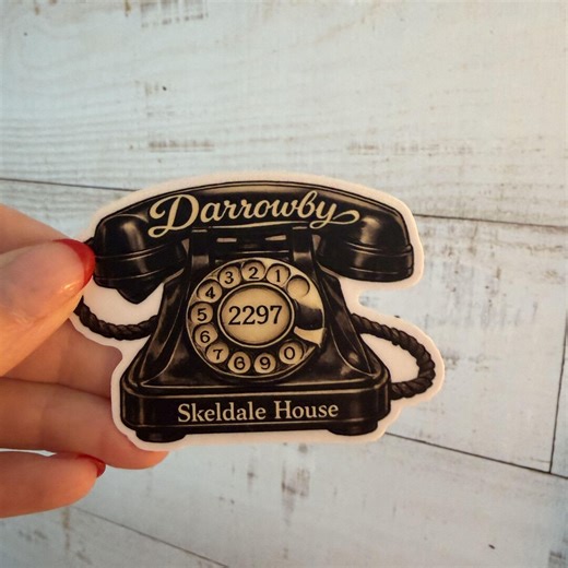 Vintage Darrowby 2297 Telephone Sticker – Matte 1930s Rotary Phone – Skeldale House Inspired Cozy British TV Fan Gift - Etsy.de
