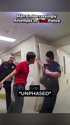 Man Embarrassingly Attempts to Troll Police #cops #police #bodycam