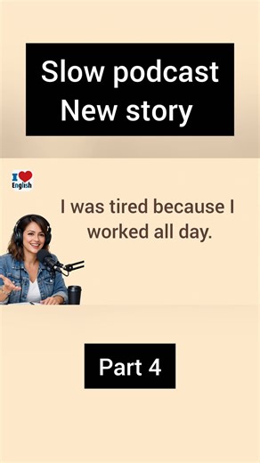 Slow and Clear English Learning Podcast with Arabic Subtitles