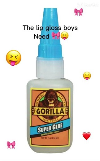 Lip gloss boys need