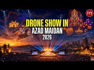 Mumbai: 2000 Drones Light Up Sky At Azad Maidan| Ram Navami Special Event 2026