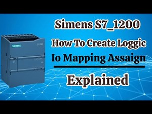 TIA Portal SIEMENS S7-1200 IO Mapping & Compile Prog Full Tutorial Step by Step | PLC Training
