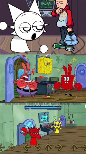 Mr Krabs Gets Angry! Scratch vs Sprunki Rap Battle – FNF Krusty Karoling Mod 2
