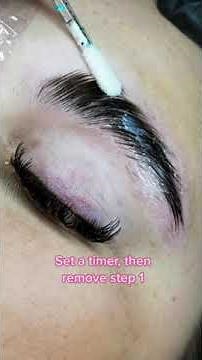 A Quick Look at The Full Brow Lamination Process