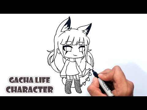 How to Draw Gacha Life Character | Easy Drawing Tutorial