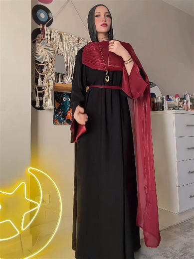 احلي عبايه شال لرمضان ❤️❤️❤️❤️😍✨🌙📩للحجز ابعتيلنا رساله #فاشون_المحجبات #fashion #trendyoutfits #modesty #