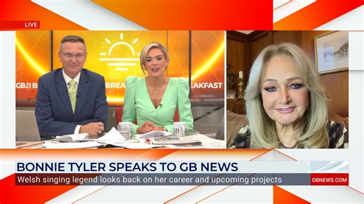 Bonnie Tyler reveals one thing that will 'never get old' as she lifts lid on David Guetta tour on GB News