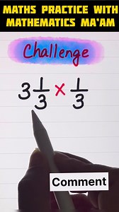 Math Test 🧠🫡 #BrainChallenge #brainteaser #iqtest #iqchallenge #educational #learning #trendingreels | Mathematics Ma'am