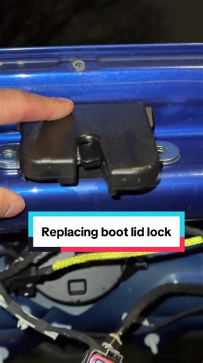 How to Replace Boot Lid Lock on Mk5 Golf