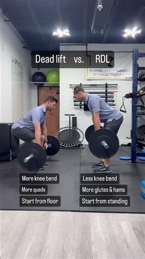 RDL vs Deadlift