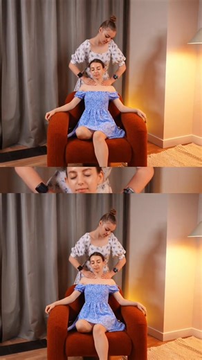 ASMR Serenity: Mia’s Calming Neck & Shoulder Massage for Polina 🌸 Unwind with this soothing ASMR mas | Midnight ASMR Massage