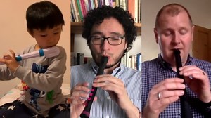 Nuvo Recorder; N320RDWPK; Recorder ; White/Pink; Key of C