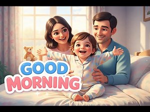 Good Morning Song for Kids 🌞 | Wake Up & Smile | Baby Giggles TV