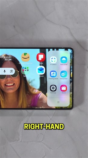 📱One UI 8.5 Edge Panel Trick! #Samsung #OneUI #tipsandtricks #samsunggalaxy #Tech