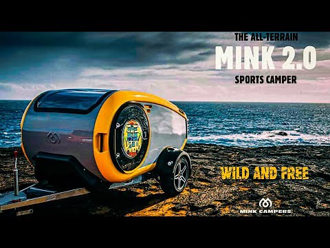 2022 Mink 2.0 sports all terrain mini micro camper pod caravan from 🇮🇸 Iceland