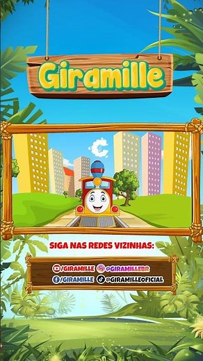 Alfabeto no trem - Giramille Shorts | Desenho Animado Musical