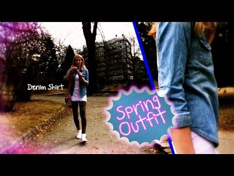 Epic Spring Fashion Video! Edgy but cute and girly spring outfit!