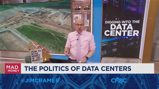 Jim Cramer weighs in on the concerns around the data center buildout