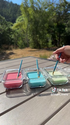 Diy sidewalk chalk tutorial 🌈 ☁️ ☀️ #toys #diy #creative #outdoors #sidewalkchalk #chalkart #chalk #chalkpaint #diychalkpaint #tutorial #fidgetcrafty #diycrafts #fyp #diyproject #rainbow #painting #washablechalk #artsandcrafts #colorful #art #summer #summercrafts