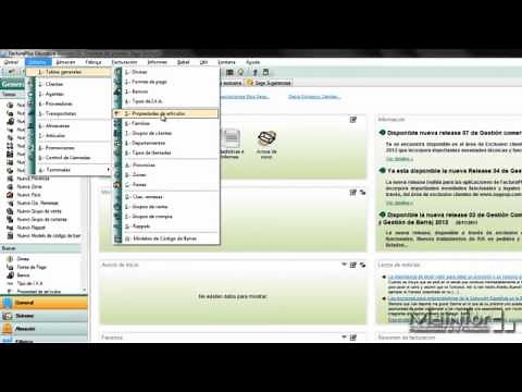 Tutorial FacturaPlus 2012 - Personalización y tablas generales