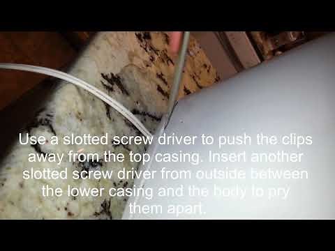 How to disassemble a sunbeam bread maker.