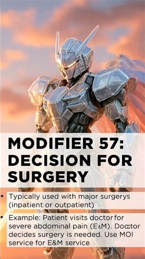 E&M based modifiers list for daily coding tasks #aapc #ahima #medicalcoding #medicalbilling