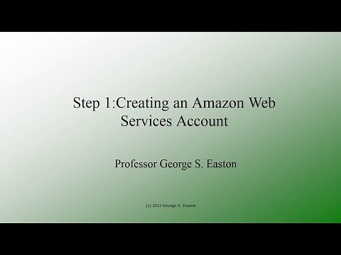 AWS Windows Instance Set Up Step 1: Setting Up An Amazon Web Services Account