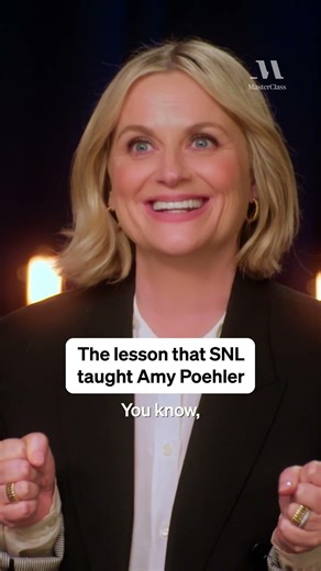 The brutal thing SNL taught Amy Poehler | MasterClass