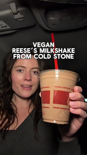 Delicious Vegan Reese's Milkshake at Cold Stone Creamery
