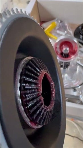 Wheel and bevel gear detail