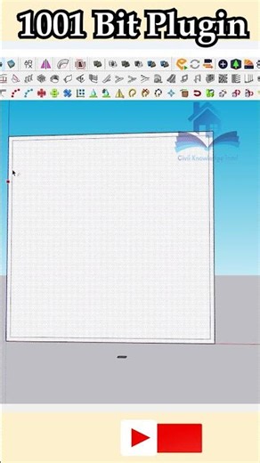 Create Perforated Screen in #sketchup Using 1001 Bit Plugin Fastest Method 🔥 #3DModeling #shorts