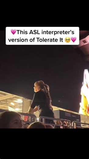 ASL Interpreter's Emotional Performance at Taylor Swift Concert