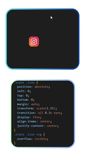 New Cool Asthetic Instagram Icon Animation using html&css only📌#html #css #webdevelopment #frontend