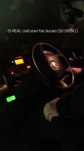 -15 REAL cold start Fiat ducato (3.0 DIESEL)
