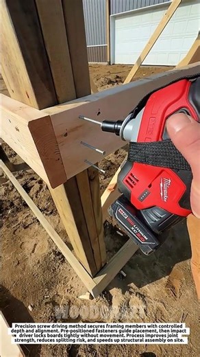 Framing Fastener Technique That Locks Joints Without Shifting