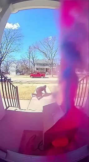 Glitter Bomb Porch Pirate FAIL 💥✨ | Instant Karma in Full Color!