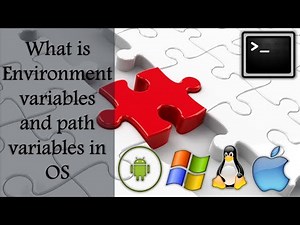 01 - What is Environment variables and path variables in Windows OS