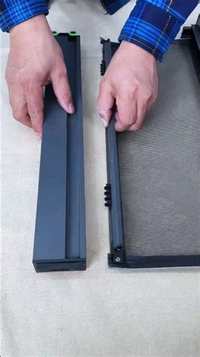 Invisible high-definition roll-up door # Qiangning door and window protection system # screen door