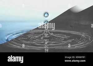 water day campaign animated with world planet and lettering