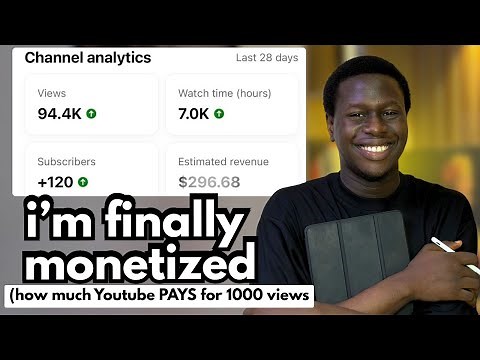 How Much YouTube ACTUALLY Pays You For 1,000 Views In 2025 (Honest pay)
