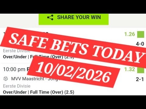 FOOTBALL PREDICTIONS TODAY 10/02/20226 SOCCER PREDICTIONS TODAY/BETTING TIPS #footballpredictions