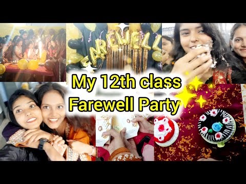 MY 12th class Farewell party 💞💫 || Farewell vlog #Farewell 