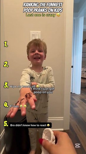Ranking The Funniest Poop Pranks on Kids.