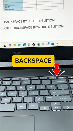 23 reactions | Use BACKSPACE key to delete, keypad delete also can also… #excel #msword | Khirulnizam Abd Rahman | Facebook