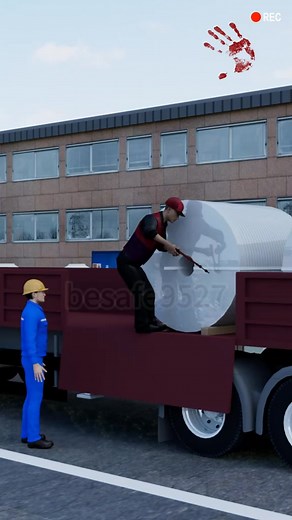 Summary of dangerous situations occurring in production #SafeAnimation #laborsafety #warning #hazardous #labor #safety #funnyvideo2025 | Other Me