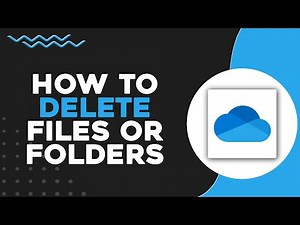 How To Delete Files or Folders in OneDrive (Quick Tutorial)