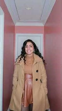 Day 5 Christmas Outfit | Brown Leather Pinafore Styling 🤎✨ #outfitinspo #fashionstyle #ootdguide