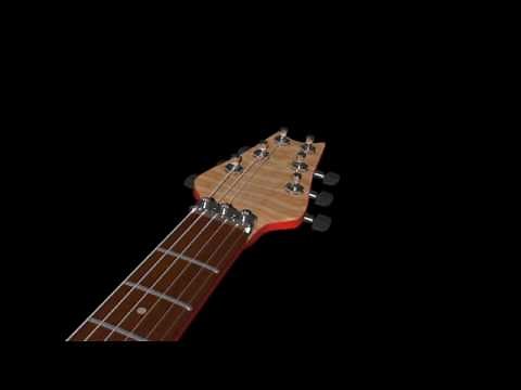 3D Electric Guitar Animation