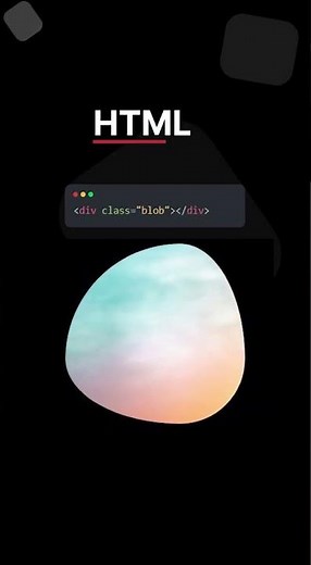 Blob Morphing Animation Using HTML and CSS | CSS Tricks | CSS Tips|#html #css #javascript #coding