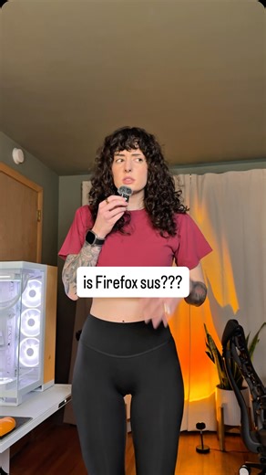 madelyn on Instagram: "@firefox y’all have some explaining to do 👀 which mascot do you like better? - #browser #tech #firefox"